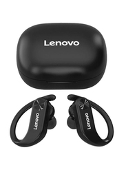 Lenovo LP7 True Wireless In-Ear Earbuds with Touch Control, Black