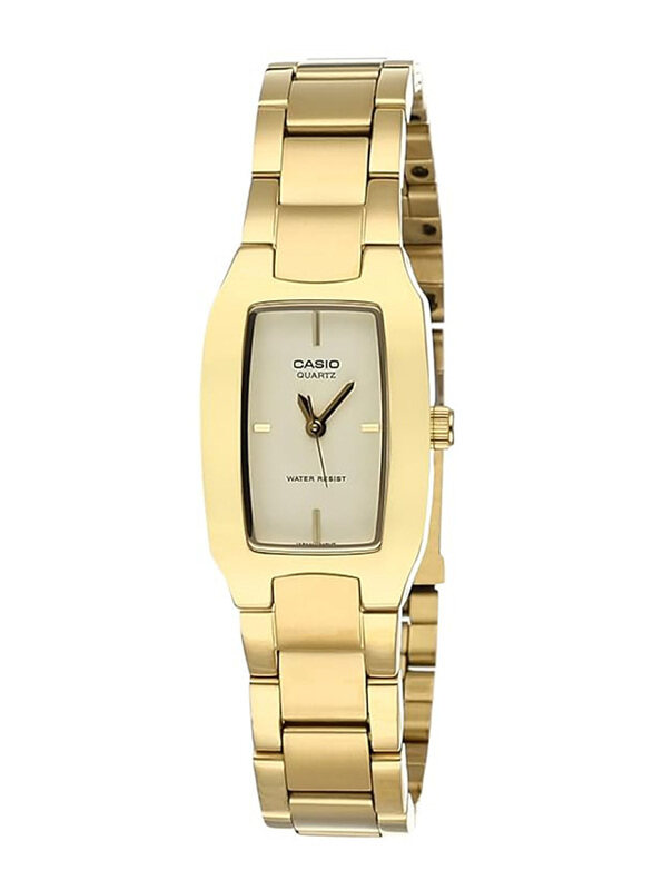 

Casio Analog Watch for Women with Stainless Steel Band, Water Resistant, LTP-1165N-9CRDF, Gold