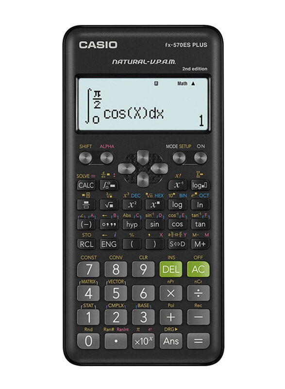 

Casio 2nd Edition Calculator, Fx-570Es, Black