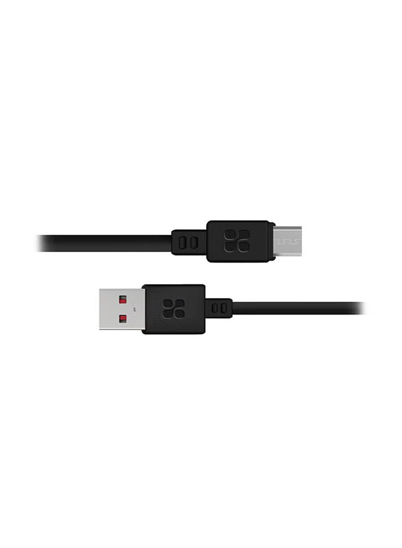 

Promate 1.2-Meter Super-Durable Data & Charge USB Type A Cable, USB Type A to Micro-USB Type Cable for Smartphones/Tablets, Black