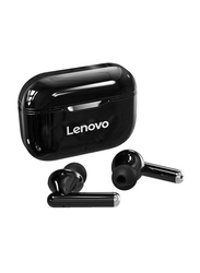 Lenovo LP1 True Wireless In-Ear Earbuds with Charging Case, Black