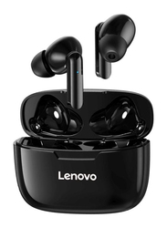 Lenovo XT90 True Wireless In-Ear Earbuds with Charging Case, Black