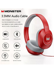 Monster Storm Wireless Headset, XKH01, Red
