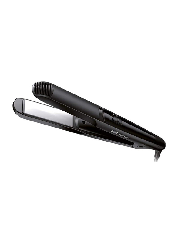 Braun Satin Hair 5 Ceramic Plate Hair Straightener, ST510, Black