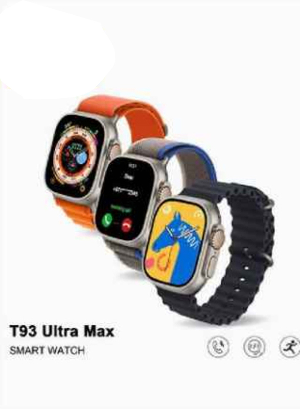 Haino Teko T93 Ultra Max 49mm Smartwatch With 3 Pairs Strap, Multicolour