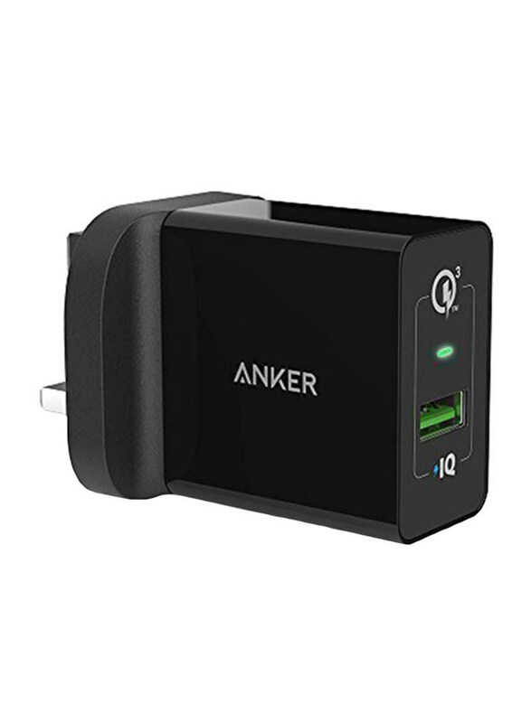 

Anker PowerPort+ 1 UK Wall Charger, Black