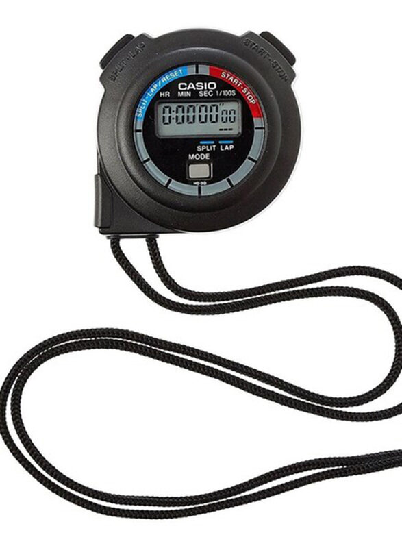 

Casio Quartz Digital Stopwatch, HS-3V-1RDT, Black