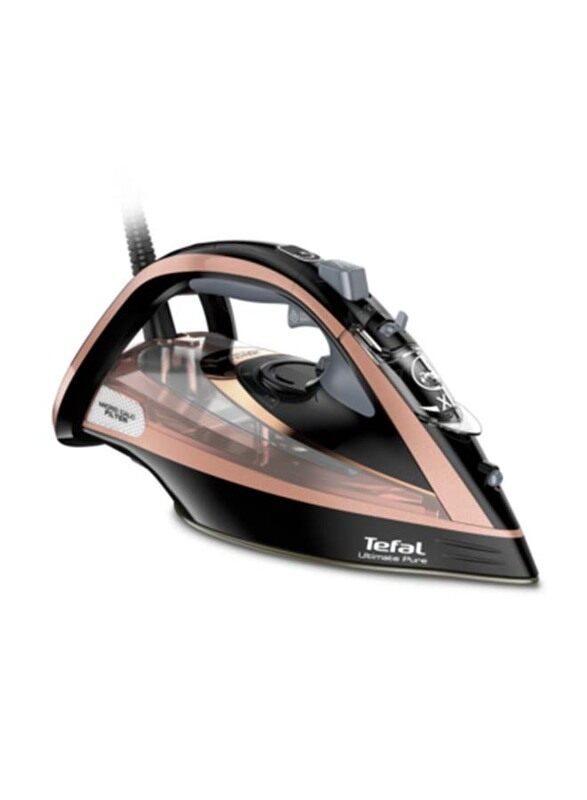 

Tefal Ultimate Pure Steam Iron, 3200W, FV9845E0, Black/Brown