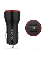 Anker PowerDrive 2 24W 2-Port Car Charger, Black