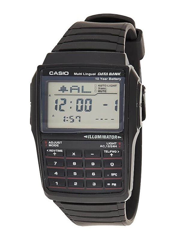

Casio Digital Watch for Men with Resin Band, Water Resistant, DBC-32-1ADF, Black