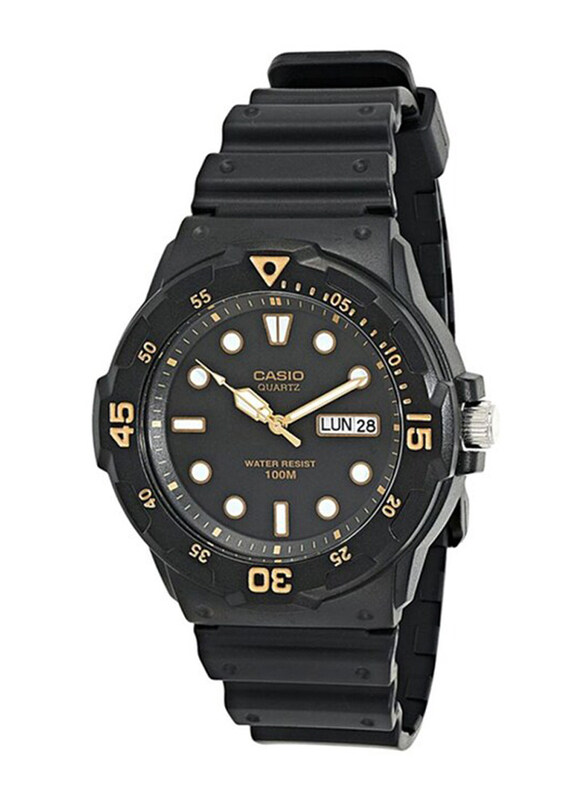 

Casio Analog Watch for Men with Resin Band, Water Resistant, MRW-200H-1E, Black