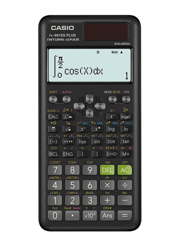 

Casio 2nd Edition Scientific Calculator, FX 991ES Plus, Black