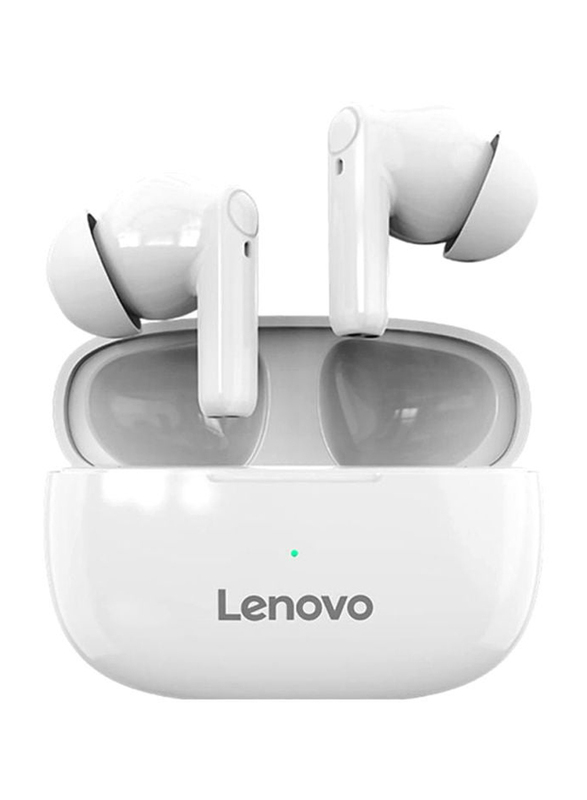 Lenovo TWS BT5.0 Wireless Earbuds, HT05, White