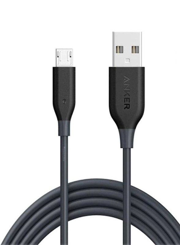 Anker 3-Feet PowerLine Micro USB Cable, Fast Charging USB A Male to Micro USB for Smartphones, Black