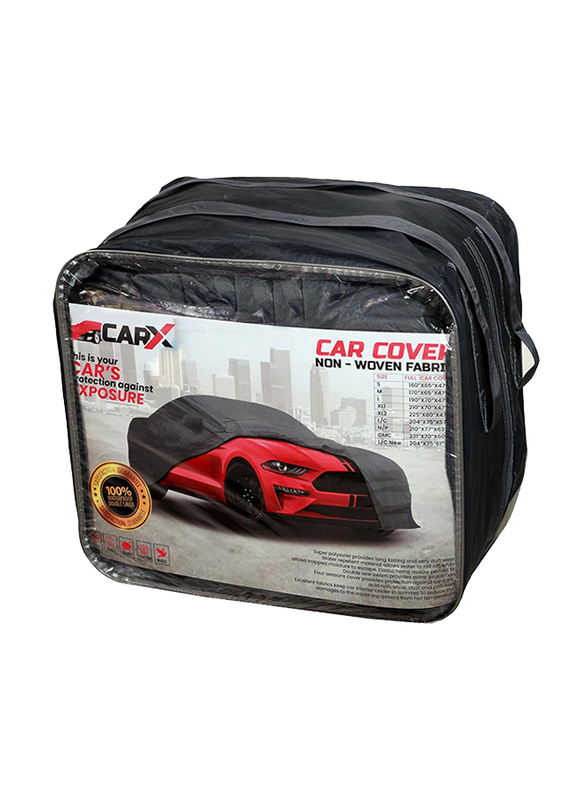 CARX Premium Protective Car Body Cover for GMC Yukon, Grey