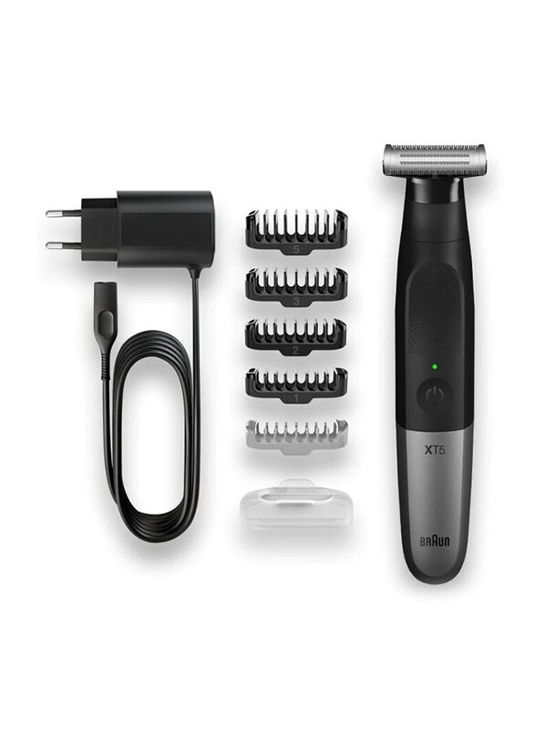 

Braun Series X Wet And Dry All-In-One Tool Hair Trimmer with 5 Attachments, XT5100, Black