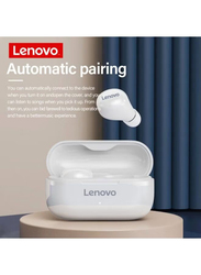 Lenovo LP11-W Bluetooth In-Ear Mini 9D Stereo Sports Headphones with Microphone, White