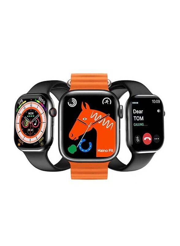 

Haino Teko T86 Max Smartwatch With 2 Pair Strap, Orange/Black