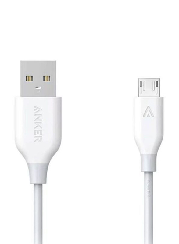 

Anker 2-Feet PowerLine Micro-USB Cable, Fast Charging USB A Male to Micro-USB for Smartphones, White