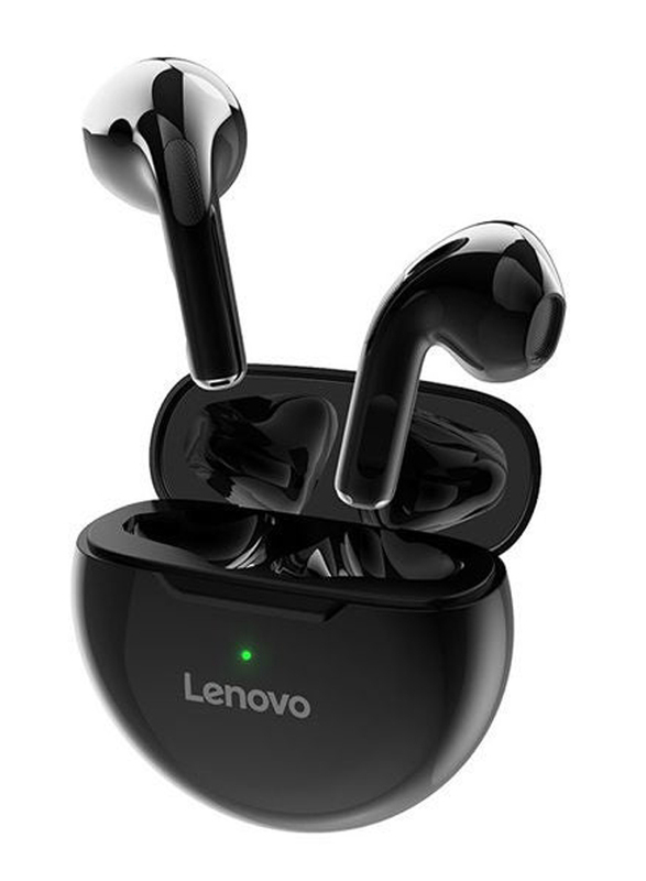 Lenovo HT38 True Wireless In-Ear Earbuds with Touch Control, Black