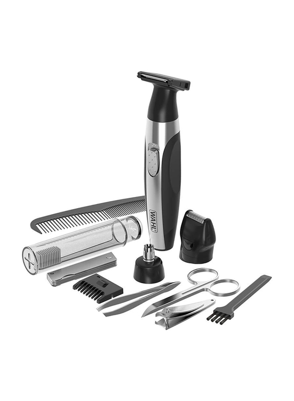 Wahl Deluxe Travel Kit Beard Trimmer, Black