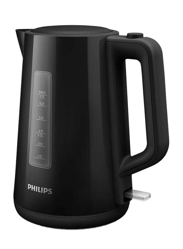 

Philips 1.7L Electric Plastic Kettle, 2200W, HD9318/01, Black