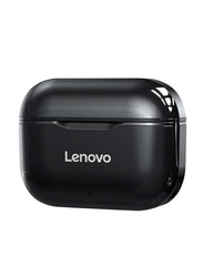 Lenovo LP1 True Wireless In-Ear Earbuds with Charging Case, Black