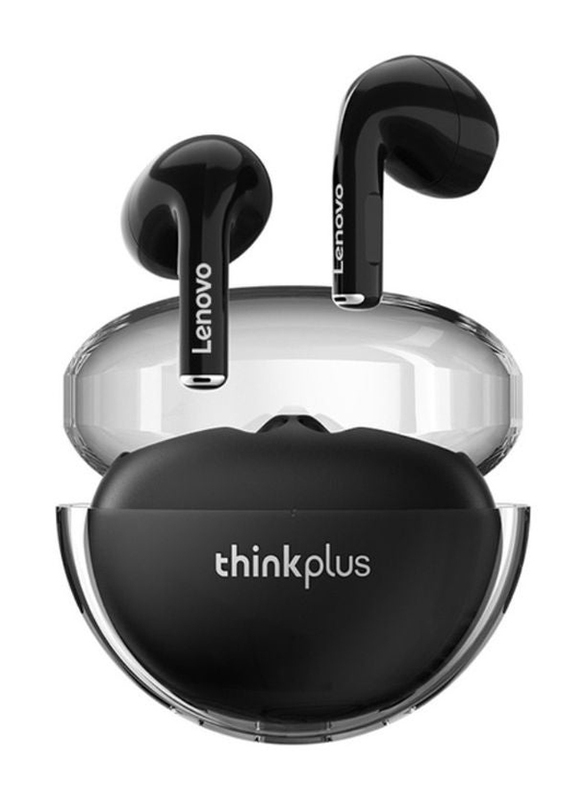 Lenovo Thinkplus LP80 Pro Wireless In-Ear Earbuds with Touch Control, Black