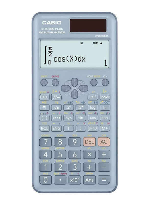 

Casio 2nd Edition Scientific Calculator, FX-991ES Plus, Blue