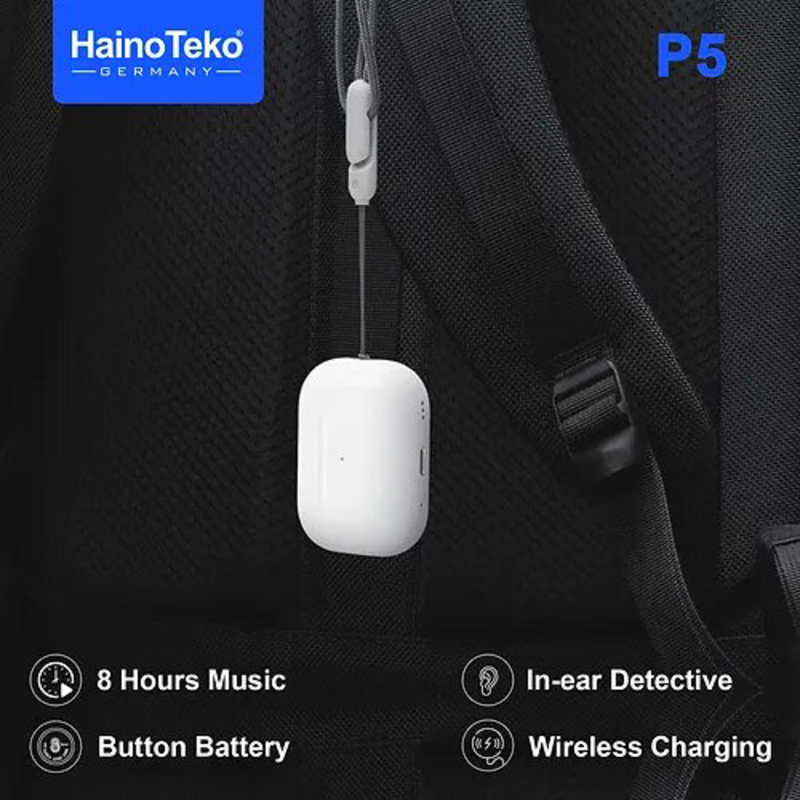 Haino Teko True Wireless  In-Ear Earphones, P5, White