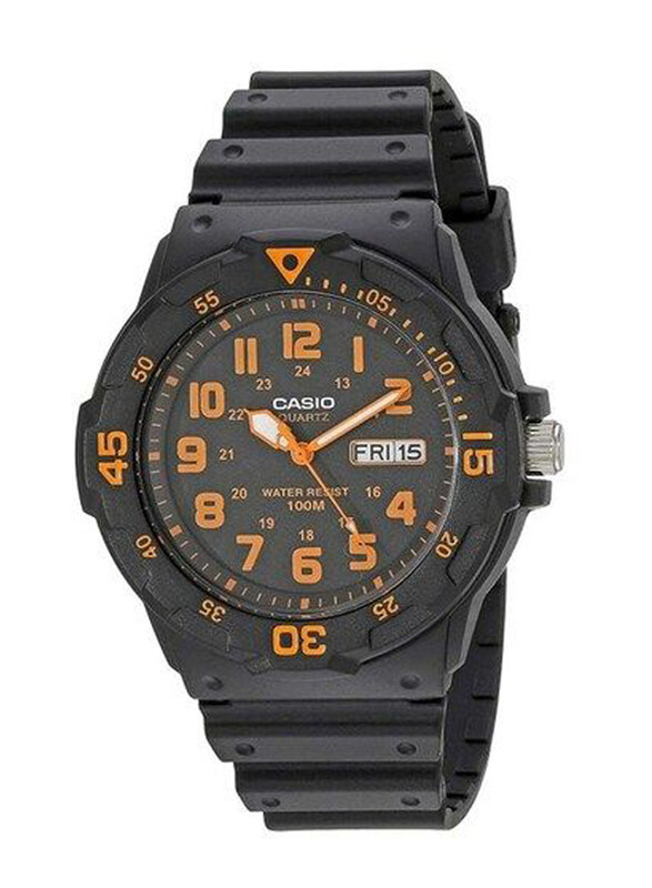 

Casio Youth Analog Watch for Men with Resin Band, MRW-200H-4BV, Black-Black