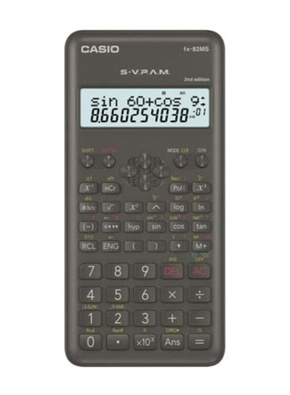 

Casio 2nd Edition Scientific Calculator, FX-82MS, Black