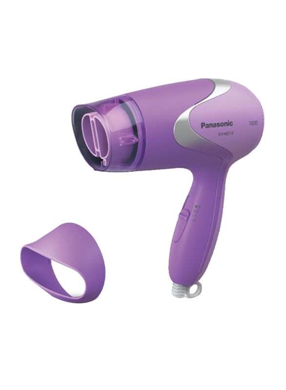 Panasonic Hair Dryer With Cool Air and Quick Dry Nozzle, EH-ND13, Violet