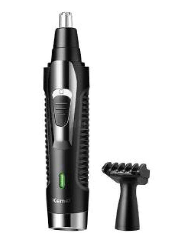 Kemei Nose & Beard Trimmer, KM-6675, Black