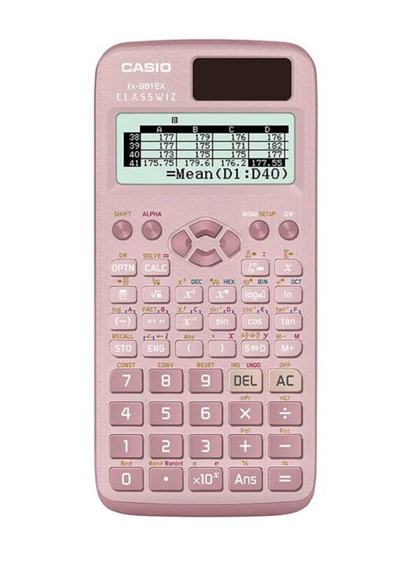 

Casio Classwizz Scientific Calculator, Pink
