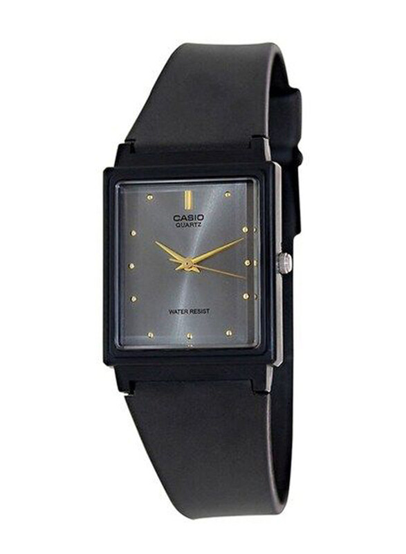 

Casio Quartz Analog Watch for Men with Resin Band, MQ38-8ADF, Black-Grey