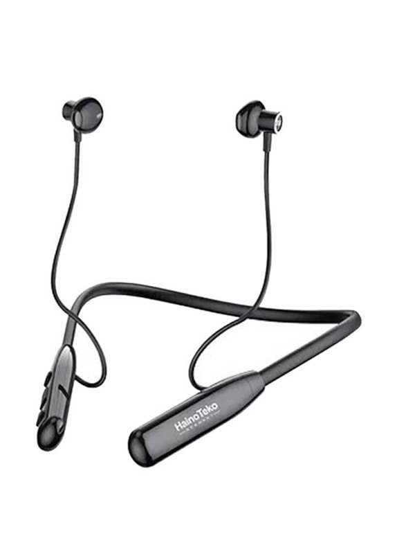 Haino Teko Neckband Wireless In-Ear Earphones, HN-40, Black