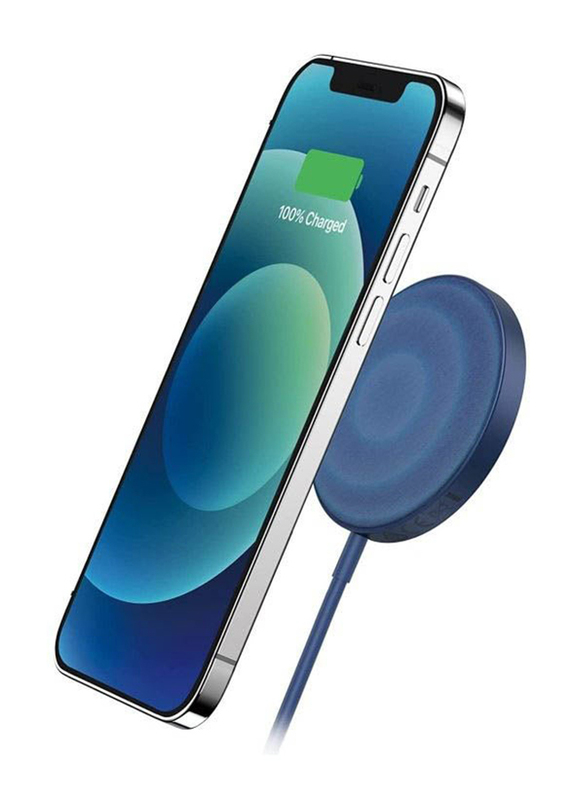 Anker Magnetic Wireless Charging Pad, Blue