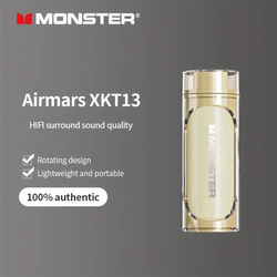 Monster Bluetooth 5.3 Wireless Earbuds, XKT13, Beige
