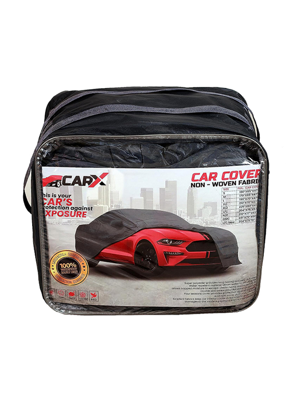 CARX Premium Protective Car Body Cover for Jeep Wrangler, Grey