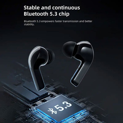 Mibro 3 Pro True Wireless In-Ear Earbuds, Black