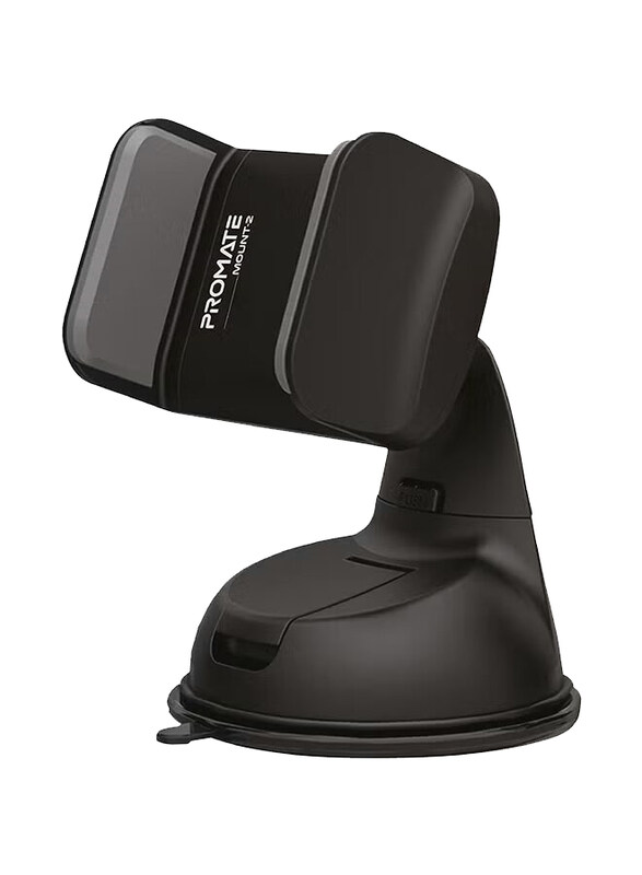 

Promate Mount-2 Car Mount Holder for Smartphone and GPS, Black