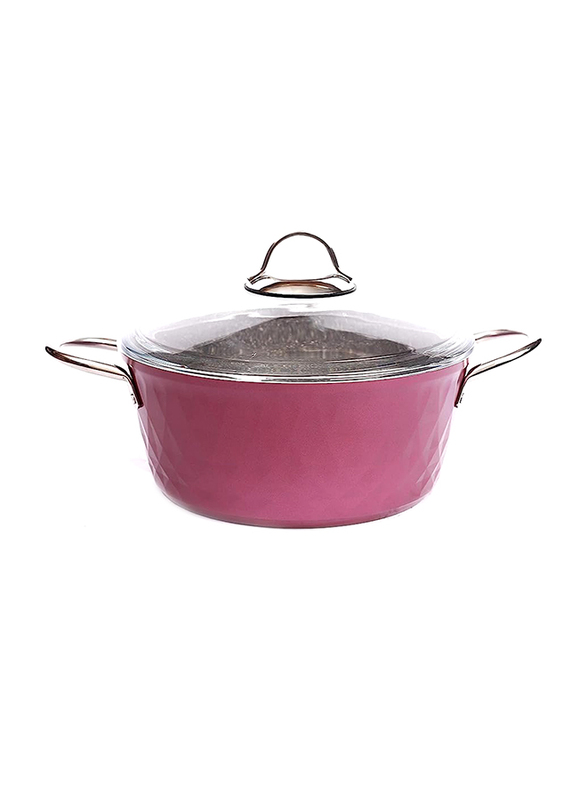 Falez 9-Piece Biadiamond Pro Cookware Set, Purple