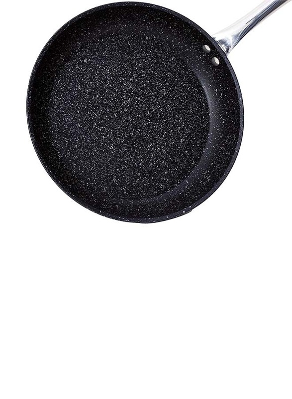 Falez 22cm Non Stick Granite Black Line Fry Pan, Black