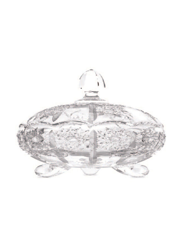 

Cityglass Bohemia Super Candy Bowl with Tray Gift Box, Clear