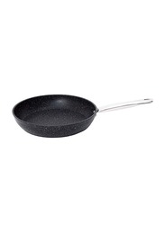 Falez 24cm Non Stick Granite Black Line Fry Pan, Black
