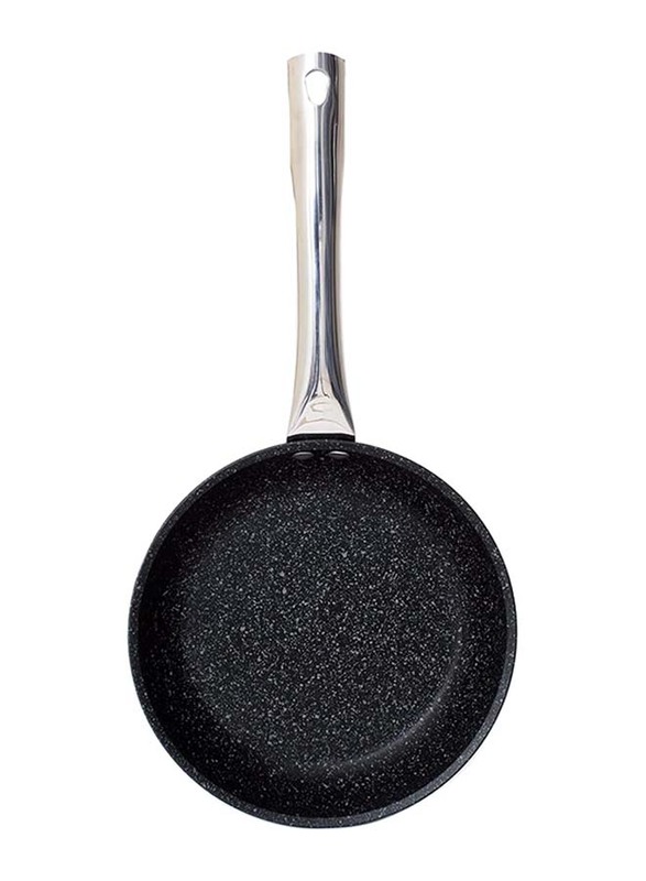 Falez 22cm Non Stick Granite Black Line Fry Pan, Black