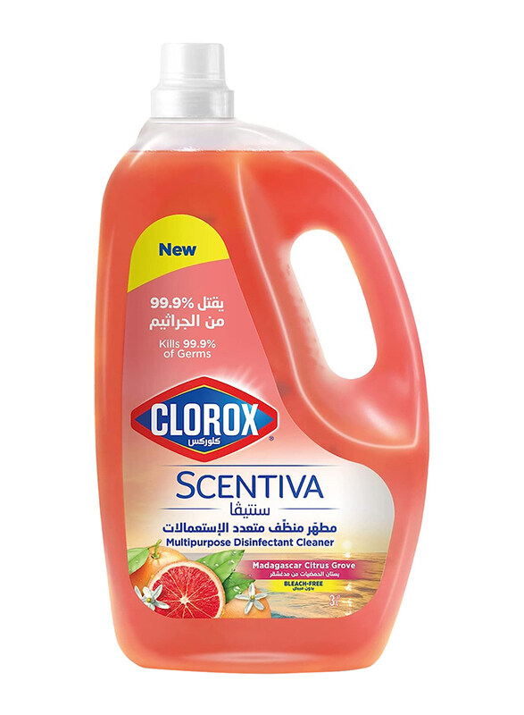 

Clorox Scentiva Madagascar Citrus Glove Multipurpose Disinfectant Floor Cleaner, 3 Liters