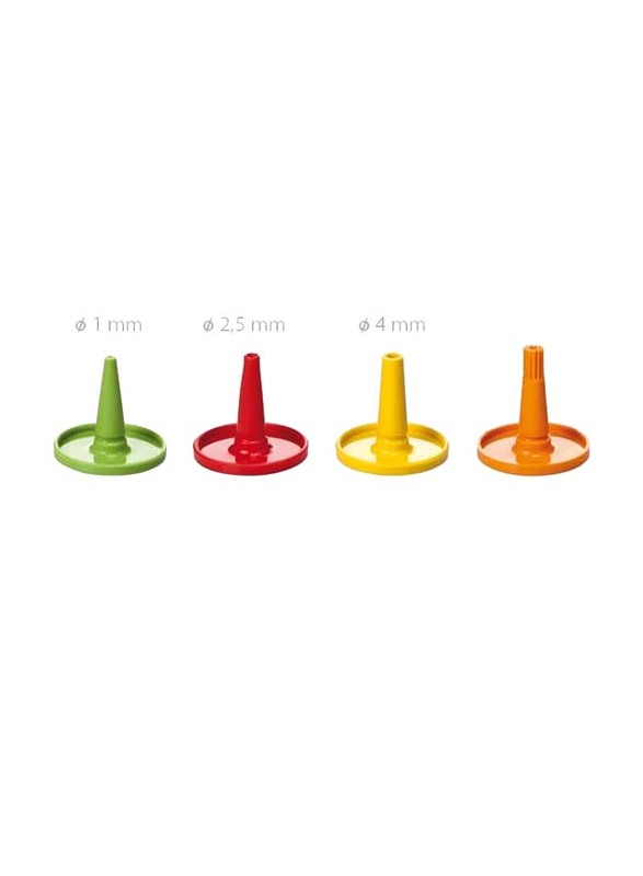 Tescoma Condiment Dispenser with 4 Nozzles, 250/500ml, Multicolour