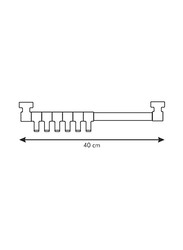 Tescoma Presto Suspension Bar Hooks, Assorted Colour